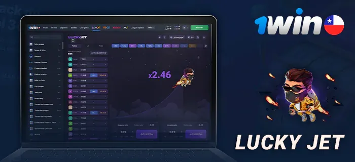 Lucky Jet, el juego crash de desarrollo propio de 1win